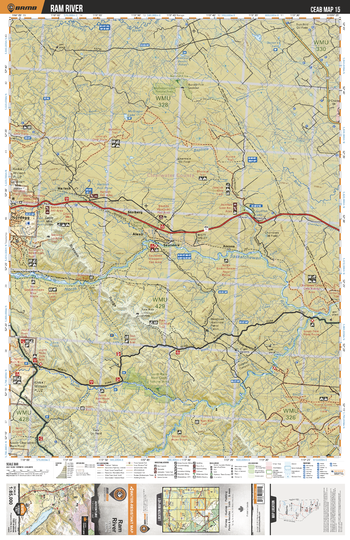 CEAB15 Ram River - Central Alberta Topo