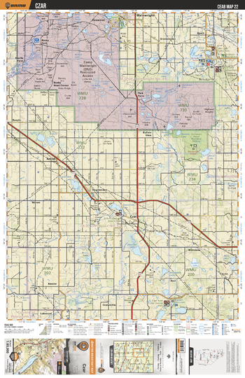 CEAB22 Czar - Central Alberta Topo