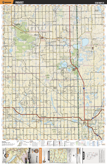 CEAB23 Provost - Central Alberta Topo