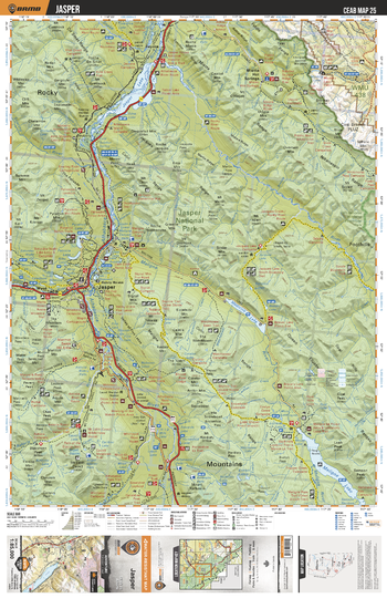 CEAB25 Jasper - Central Alberta Topo