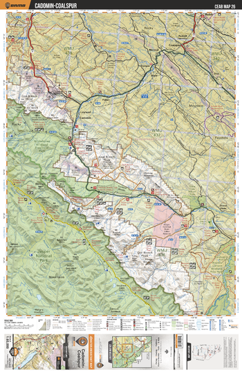 CEAB26 Cadomin-Coalspur - Central Alberta Topo