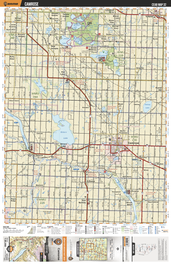 CEAB32 Camrose - Central Alberta Topo