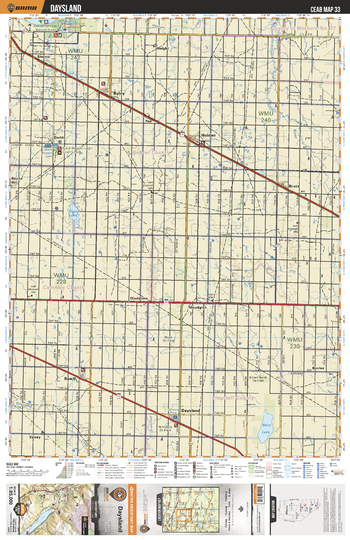 CEAB33 Daysland - Central Alberta Topo