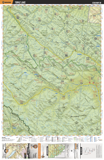 CEAB38 Topaz Lake - Central Alberta Topo