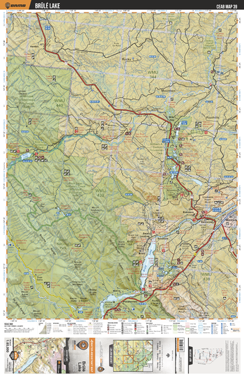 CEAB39 Brule Lake - Central Alberta Topo