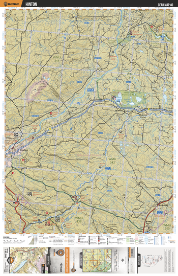 CEAB40 Hinton - Central Alberta Topo