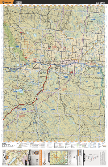 CEAB41 Edson - Central Alberta Topo