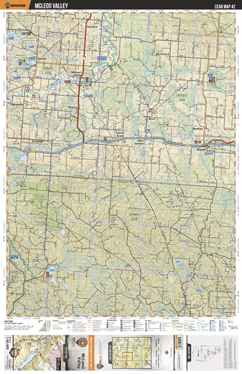 CEAB42 McLeod Valley - Central Alberta Topo