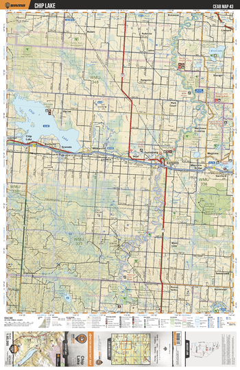CEAB43 Chip Lake - Central Alberta Topo