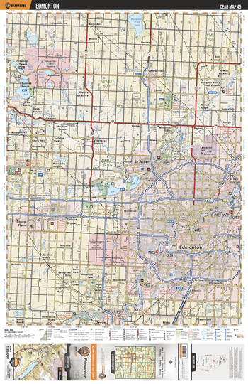 CEAB45 Edmonton - Central Alberta Topo