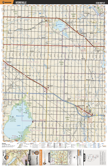 CEAB47 Vegreville - Central Alberta Topo