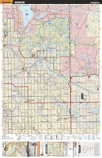 CEAB50 Marwayne - Central Alberta Topo