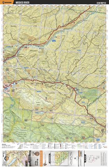 CEAB53 Muskeg River - Central Alberta Topo