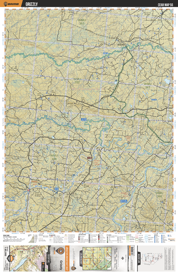 CEAB55 Grizzly - Central Alberta Topo