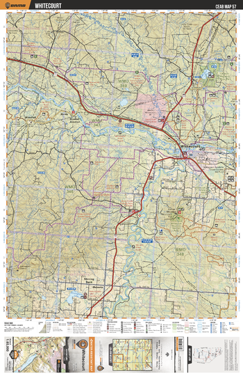 CEAB57 Whitecourt - Central Alberta Topo