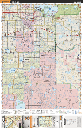 CEAB65 Cold Lake - Central Alberta Topo