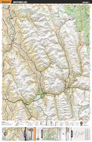 CRCR01 Whiteswan Lake - Canadian Rockies Topo