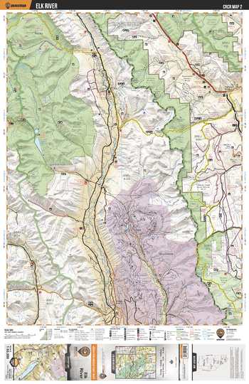 CRCR02 Elk River - Canadian Rockies Topo