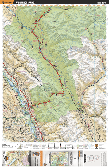 CRCR04 Radium Hot Springs - Canadian Rockies Topo