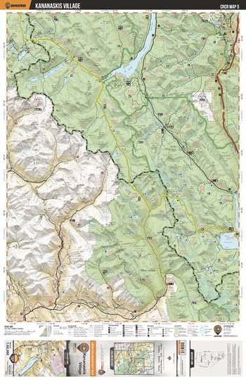 CRCR05 Kananaskis Village - Canadian Rockies Topo