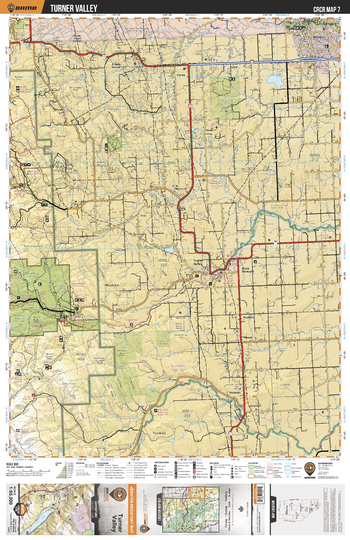CRCR07 Turner Valley - Canadian Rockies Topo