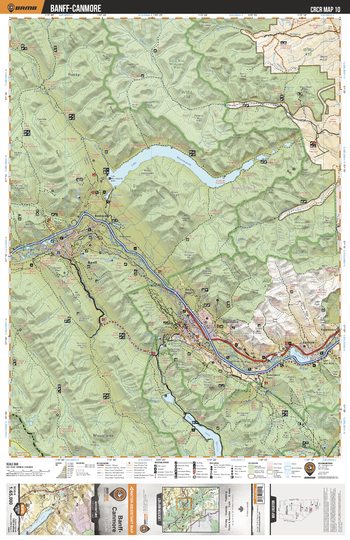 CRCR10 Banf Canmore - Canadian Rockies Topo