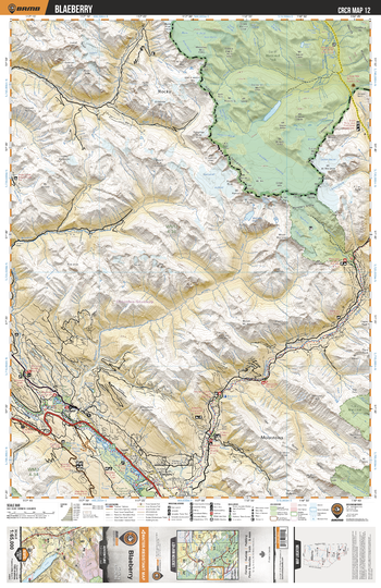 CRCR12 Blaeberry - Canadian Rockies Topo