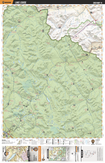 CRCR14 Lake Louise - Canadian Rockies Topo