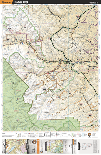 CRCR15 Panther River - Canadian Rockies Topo