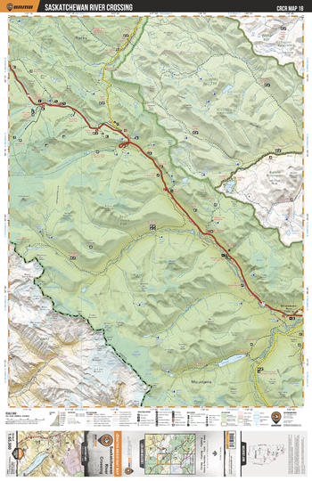 CRCR18 Saskatchewan River Crossing - Canadian Rockies Topo
