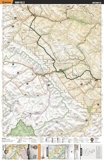 CRCR20 Ram Falls - Canadian Rockies Topo
