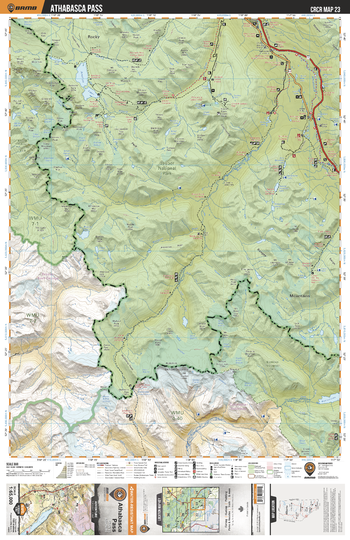 CRCR23 Athabasca Pass - Canadian Rockies Topo