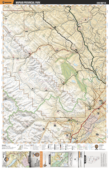 CRCR26 Wapiabi Provincial Park - Canadian Rockies Topo