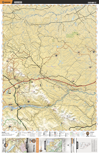CRCR27 Nordegg - Canadian Rockies Topo