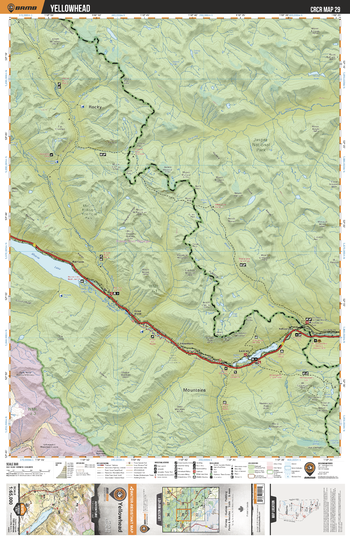 CRCR29 Yellowhead - Canadian Rockies Topo