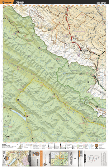 CRCR31 Cadomin - Canadian Rockies Topo