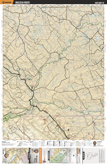 CRCR33 Brazeau River - Canadian Rockies Topo
