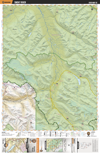 CRCR35 Smoky River - Canadian Rockies Topo