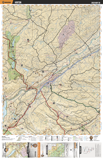 CRCR38 Hinton - Canadian Rockies Topo