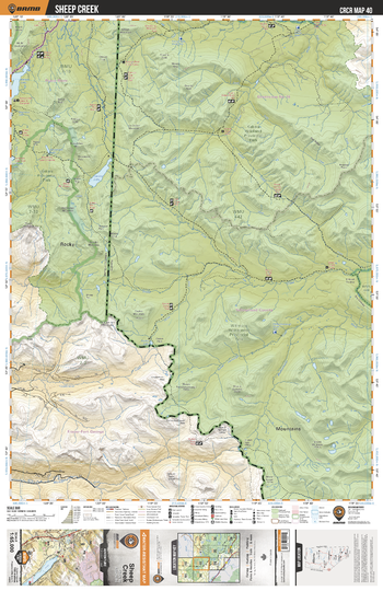 CRCR40 Sheep Creek - Canadian Rockies Topo