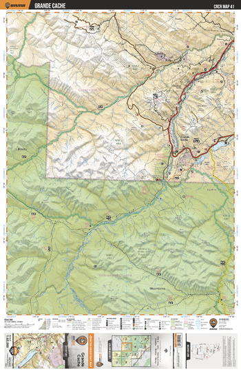 CRCR41 Grande Cache - Canadian Rockies Topo