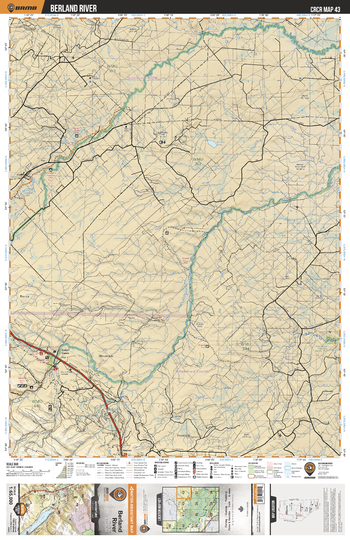 CRCR43 Berland river - Canadian Rockies Topo