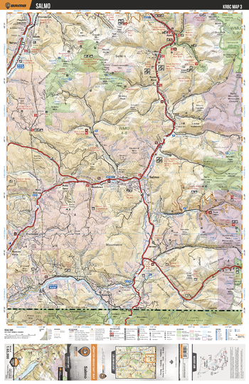 KRBC03 Salmo - Kootenay Rockies BC Topo BC Topo