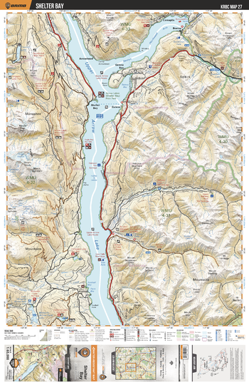 KRBC27 Shelter Bay - Kootenay Rockies BC Topo
