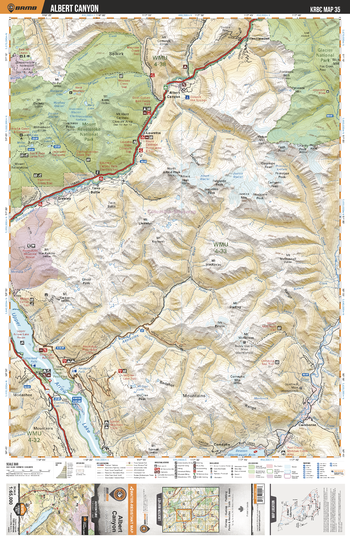 KRBC35 Albert Canyon - Kootenay Rockies BC Topo