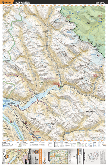 KRBC47 Bush Harbour - Kootenay Rockies BC Topo