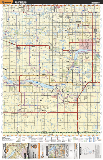 MBMB04 Pilot Mound - Manitoba Backroad Mapbook Topo