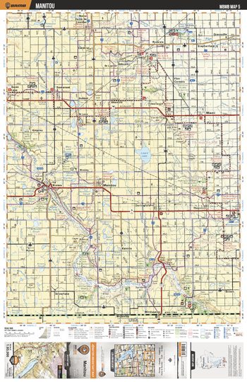 MBMB05 Manitou - Manitoba Backroad Mapbook Topo