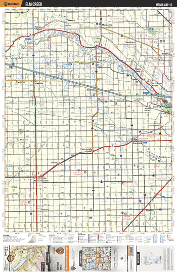 MBMB16 Elm Creek - Manitoba Backroad Mapbook Topo