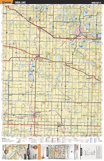 MBMB22 Shoal Lake - Manitoba Backroad Mapbook Topo